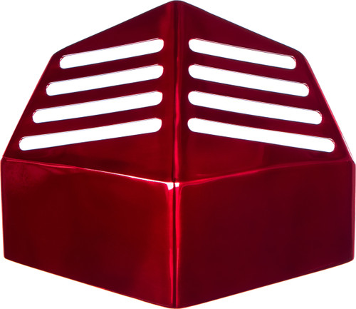 SANTORO FABWORX SF70031R Hockey Mask Red Dyna with Aluminum Skid Plates