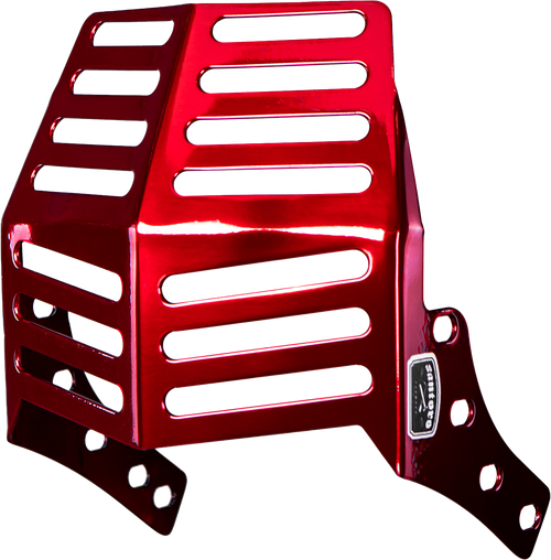 SANTORO FABWORX SF70030R Hockey Mask Red Softail with Skid Plates
