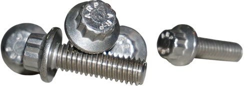 Lyndall Brakes 12 Point Rear Rotor Bolts, Machined Finish, 3/8 x 16 Thread - Part 107-9651