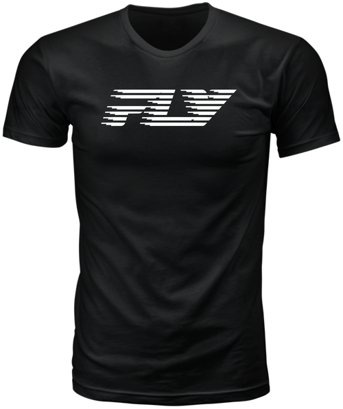 Fly Racing Fly Fast Tee Black 2X - Premium Combed Cotton Crew Neck T-Shirt