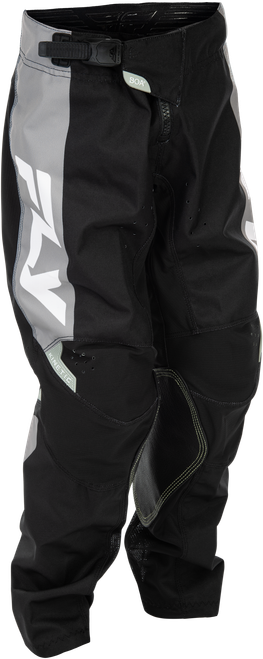 Fly Racing Youth Kinetic Pants Black/Grey Size 22 – Durable and Adjustable Motocross Gear