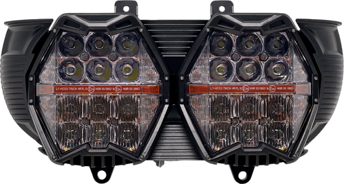 Letrik Lighting Co Gc7 LED Headlight Kit for 2015-2023 Harley Davidson Road Glide Models