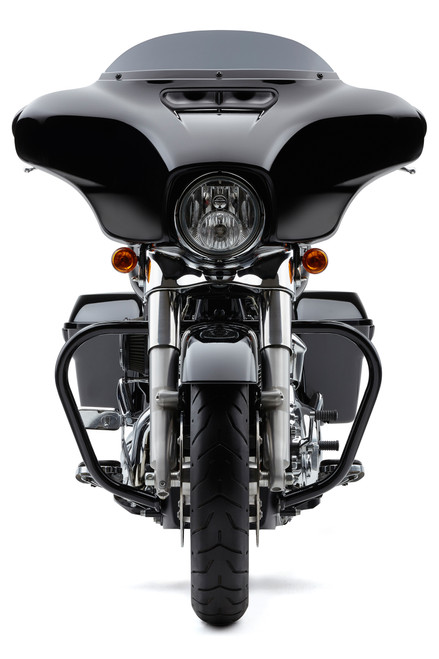 COBRA Freeway Bars Vbend 1.25-inch Black for Harley FLH/Flt 2009-2025 - Part 601-2113B