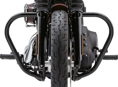 Cobra Freeway Bars Vbend 1.25 inch Black for Harley Davidson 1991-2017
