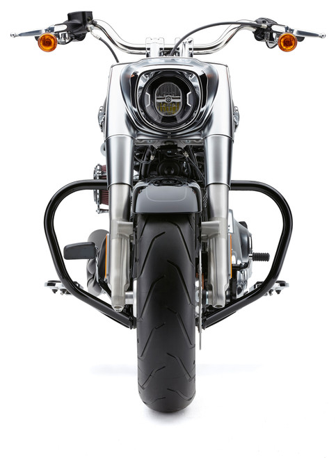 COBRA 601-2100B Freeway Bars 1.25-inch Black for Harley-Davidson 2000-2017