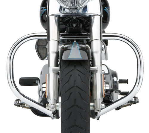 COBRA Fatty Freeway Bars 1.5-Inch Chrome for Harley FLSTC 2000-2017