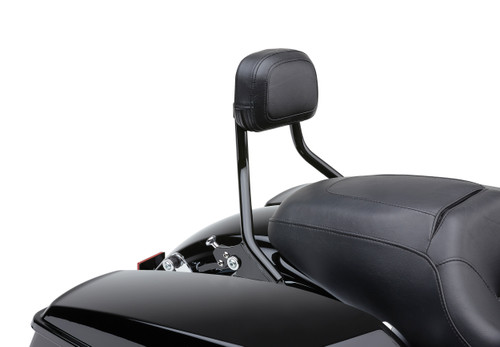 Cobra 602-2200B Detachable Backrest for Harley Touring Models - Short Black