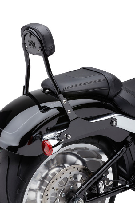 COBRA Part Number 602-2029B Detachable Backrest for Harley FXLR/S - Black