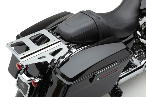 Cobra Detach 2-Up Tour Pack Mount for Harley FLH/FLT 2009-2013 - Chrome Part 602-2701