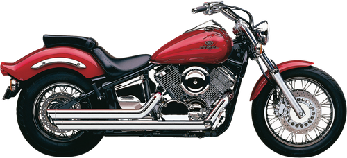 Cobra Speedster Slashdown Exhaust System for Yamaha V Star 1100 (1999-2009) – Part Number 2817