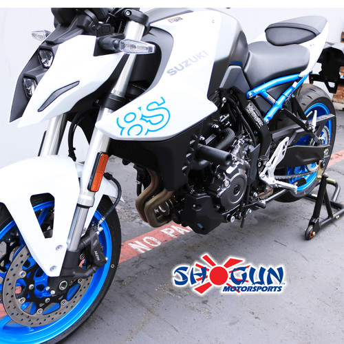 SHOGUN Frame Sliders No Cut Black for Suzuki - Part 750-5669