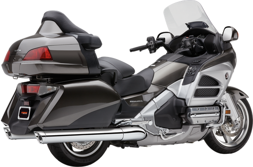 COBRA Slip-On Scalloped Tips Chrome for Honda GL1800 (2012-2017) - Part 1216