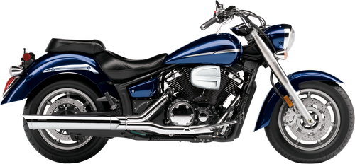 COBRA Slip-On Muffler with Scalloped Tip for Yamaha V Star 1300 2007-2018