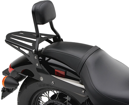 Cobra 02-3602B Sissy Bar Luggage Rack for Rigid Mount Backrests