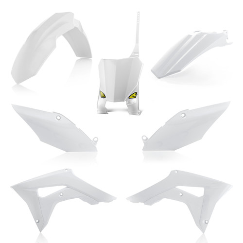 Cycra 1CYC-9420-42 5 Piece Body Kit - White for Off-Road Motorcycles