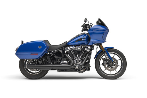 COBRA 6542B 4-inch 2-into-1 NH Softail Slip-On Exhaust with Black Tip