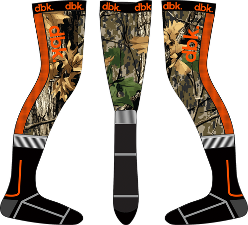 DBK In Season Moto Sock Sublimated Large/X-Large - Comfortable and Durable Motorcycle Socks