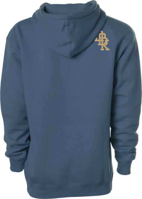 DBK Gold Standard Hoodie Storm Blue Medium - 10oz Cotton-Poly Blend