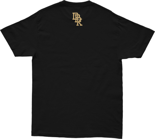 DBK Gold Standard Tee Black Large - 100% Cotton 6oz Standard T-Shirt