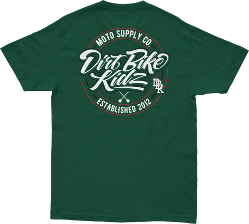 DBK Supply Co. Forest Green 2X Cotton T-Shirt (Part Number: AT-SUPPLYCO-GN-2X)