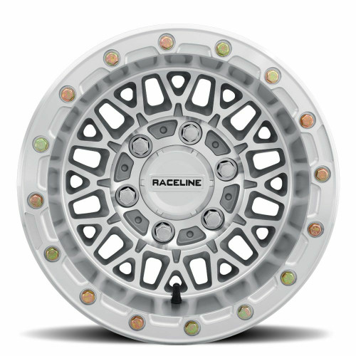 Raceline Omega 15x7 Aluminum Wheel with 6/5.5-inch Offset and +38mm Backspacing