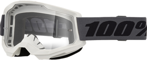 100-Percent Strata 2 Goggle with Grey Clear Lens – Model 50027-10026