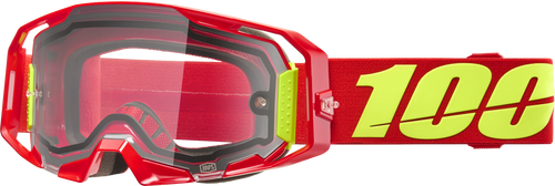 100-Percent Armatic Enduro Moto Goggle with Clear Lens - High Impact Resistant MX Goggles