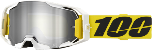 100 Percent Armatic Goggle with Valera Silver Mirror Lens - MX Racing Eyewear