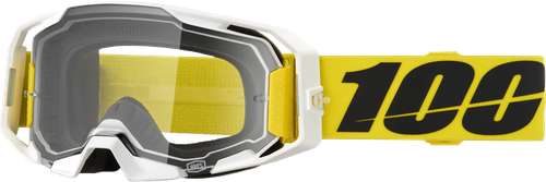 100-Percent Armatic Goggle with Valera Clear Lens - High Impact Resistant MX Goggles