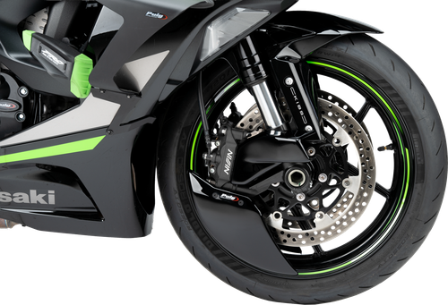PUIG Brake Cooler 2.0 Black for Kawasaki - Part Number 22076N