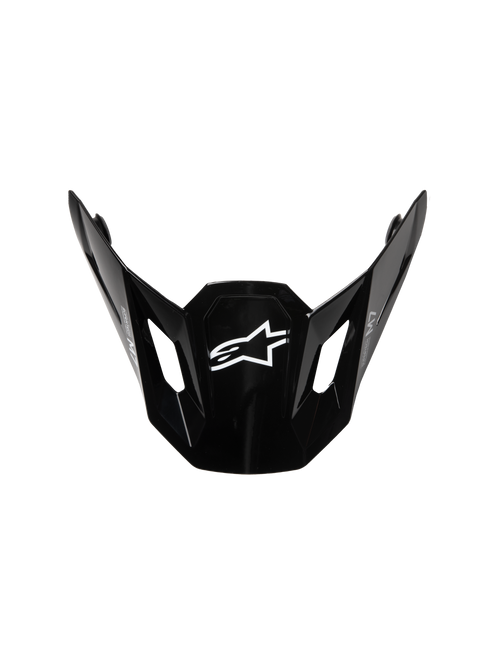 Alpinestars SM7 Solid Black Glossy Visor - ECE06 Certified