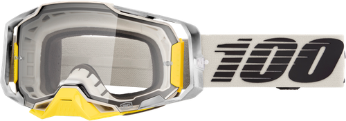 100-Percent Armega Goggle with Viggo Clear Lens - Impact-Resistant Ski and MTB Eyewear