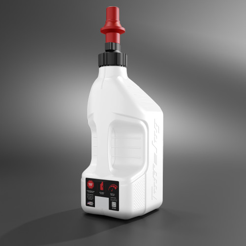 TUFF JUG WURRVS10 2.5 Gallon White Utility Container with Red Cap