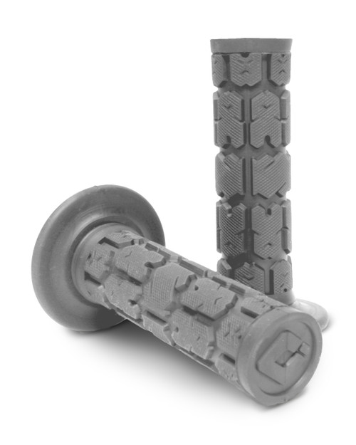 ODI Universal Lock-On Rogue Grey Soft Grip Set with Clutch-Side and Throttle-Side for 7/8 Inch Handlebar