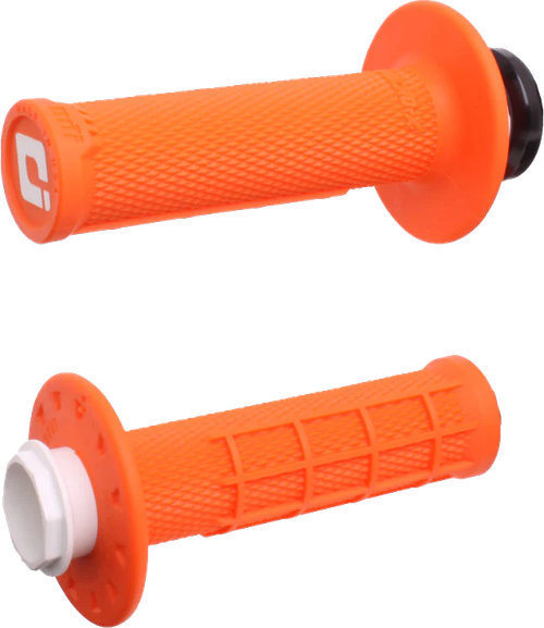 ODI Micro X Half Waffle Universal Orange Handlebar Grip Set - Fits 7/8" Twist Throttle
