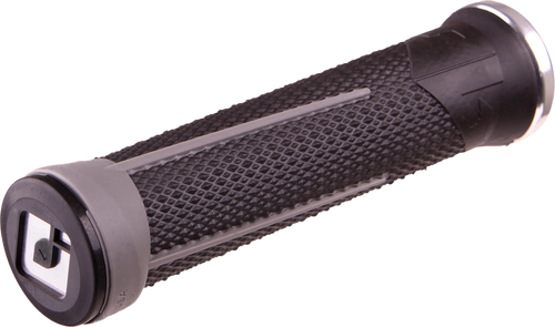 ODI Ag 1 MTB/BMX Grips Black/Graphite with Silver Lock-On System - Part D35A1BH-S