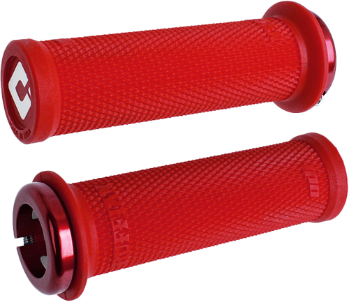 ODI Ruffian Mini V2.1 BMX Grip Dark Red/Red - 110mm Full Length, Slip-Free Lock-On System