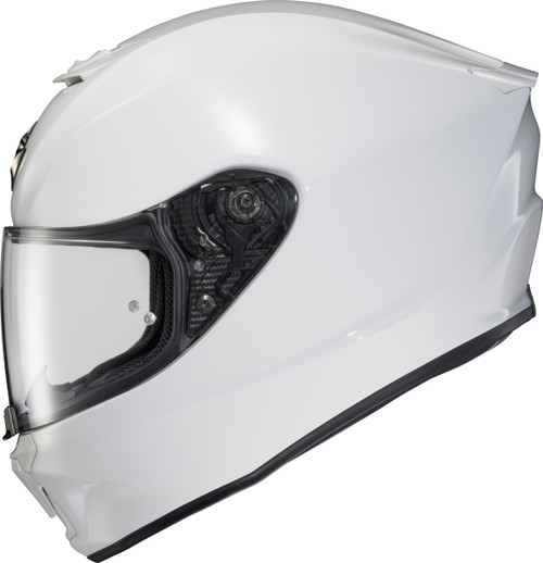 SCORPION EXO R330 Full Face Helmet Solid White - Affordable Safety and Comfort