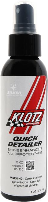 KLOTZ Quick Detailer 4 oz - Car Cleaning Spray with Carnauba Wax for Shine & Protection