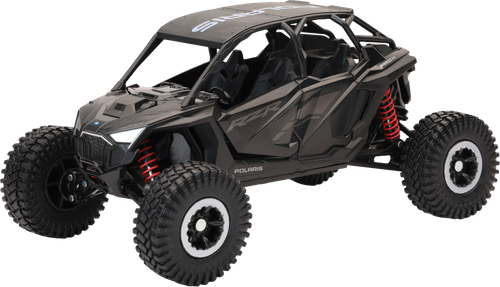 NEW-RAY 1:18 Scale Polaris RZR Pro R4 Rock Crawler Stealth Black Model