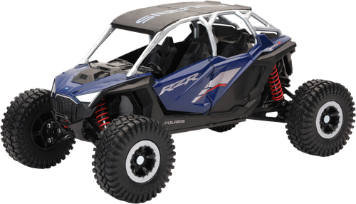 NEW-RAY Polaris Rzr Pro R4 Rock Crawler 1:18 Scale - Azure Crystal