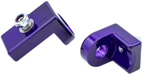 SANTORO FABWORX SF70024 Color Bar Mount in Purple for Motorcycle Crash Bars