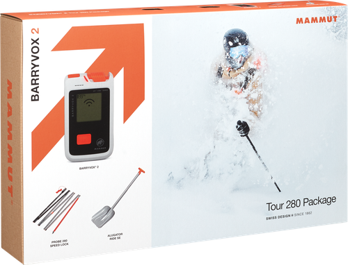 Mammut Barryvox 2 Tour 280 Package with Alugator Ride SE Shovel and Probe 280 Speed Lock