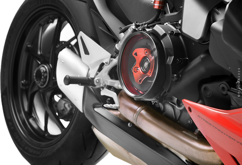 RIZOMA Clutch Cover Red Duc V2 - Part Number ZDM179R