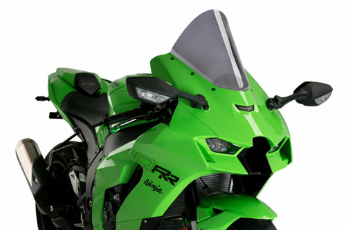 PUIG Windscreen R Racer Dark Smoke for Kawasaki - Part Number 20540F
