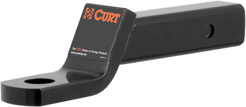 CURT 45310 2-Inch Drop Hollow Ball Mount for Class III Hitch Receivers