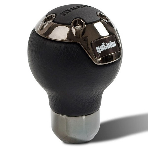 MOMO Automotive Accessories Gotham Leather Shift Knob - Part Number GOTBK1