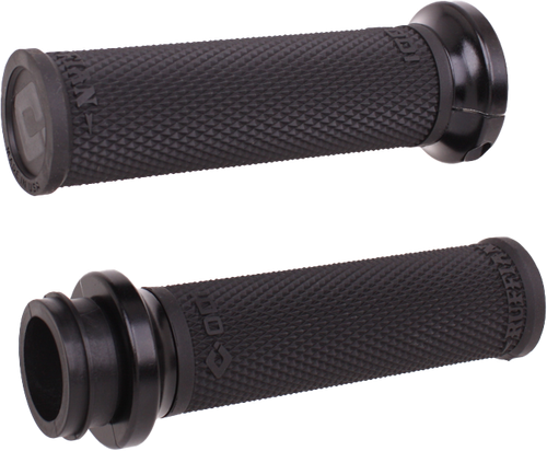 ODI Rufian Grips Tbw 1-inch Black/Black for V-Twin Performance