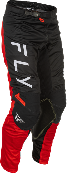 Fly Racing Kinetic Mesh Center Pants Black/White/Red Size 30