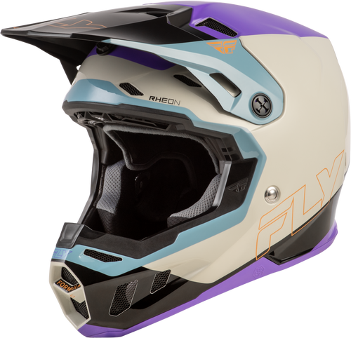 Fly Racing Formula CC Glide Helmet Purple, Stone, and Black - Part 73-43552X